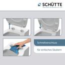 Bild 4 von SCHÜTTE Duroplast WC Sitz GREY mit Absenkautomatik und Schnellverschluss