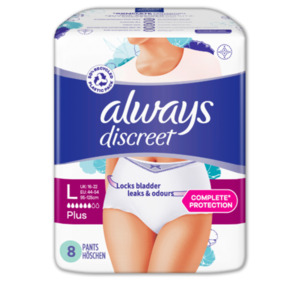 ALWAYS Discreet Pants Plus*