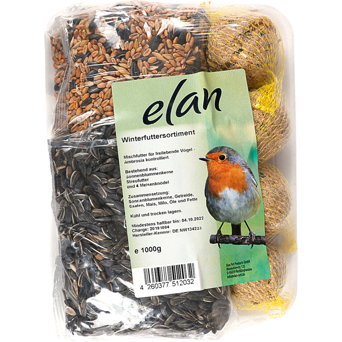 Bild 1 von Winter-Vogelfutter-Mix  1 kg