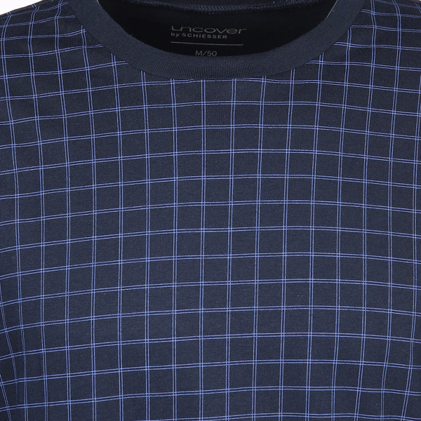 Bild 3 von Herren Pyjama mit Rundhals-Ausschnitt
                 
                                                        Blau