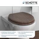 Bild 2 von SCHÜTTE MDF WC Sitz DARK WOOD Toilettendeckel mit Absenkautomatik, Holzkern