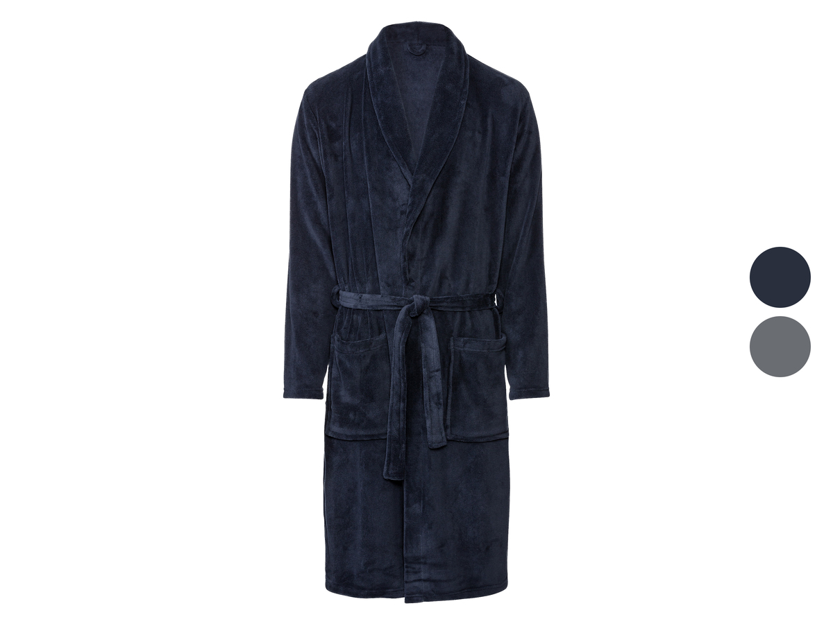 Bild 1 von LIVARNO home Herren Bademantel, Mikrofaser-Qualität
