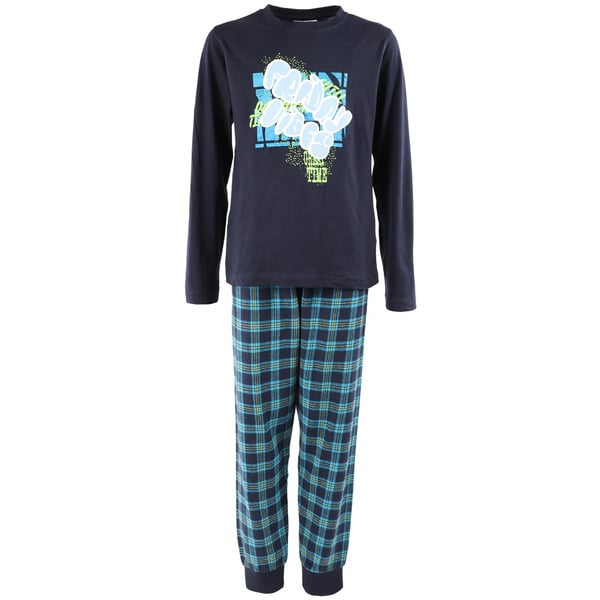 Bild 1 von Jungen Pyjama mit langem Arm und Beinen
                 
                                                        Blau