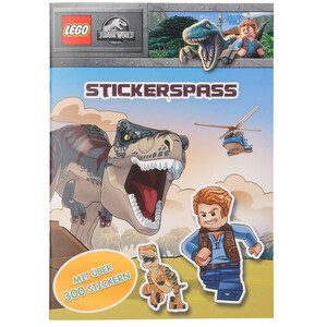 LEGO Jurassic World Stickerbuch mit 24 Seiten GRAU