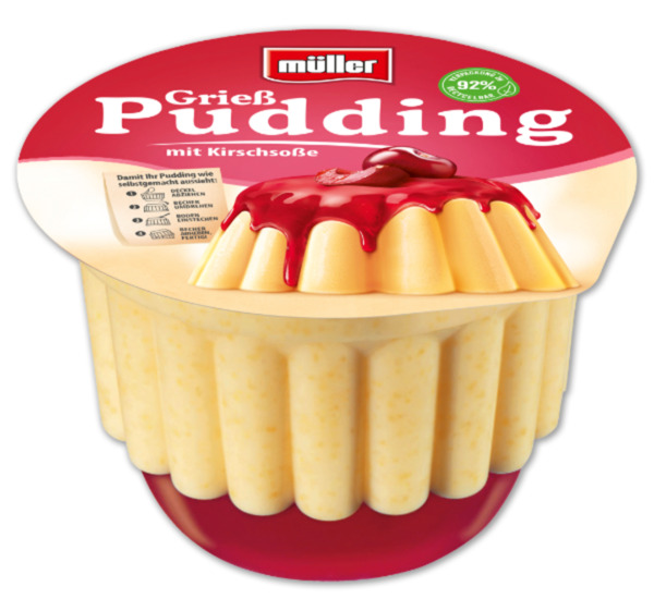 Bild 1 von MÜLLER Pudding mit Soße*