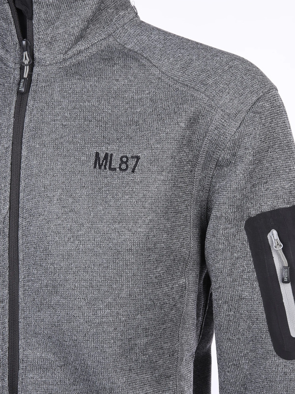 Bild 3 von Herren Fleecejacke mit Stickerei
                 
                                                        Grau