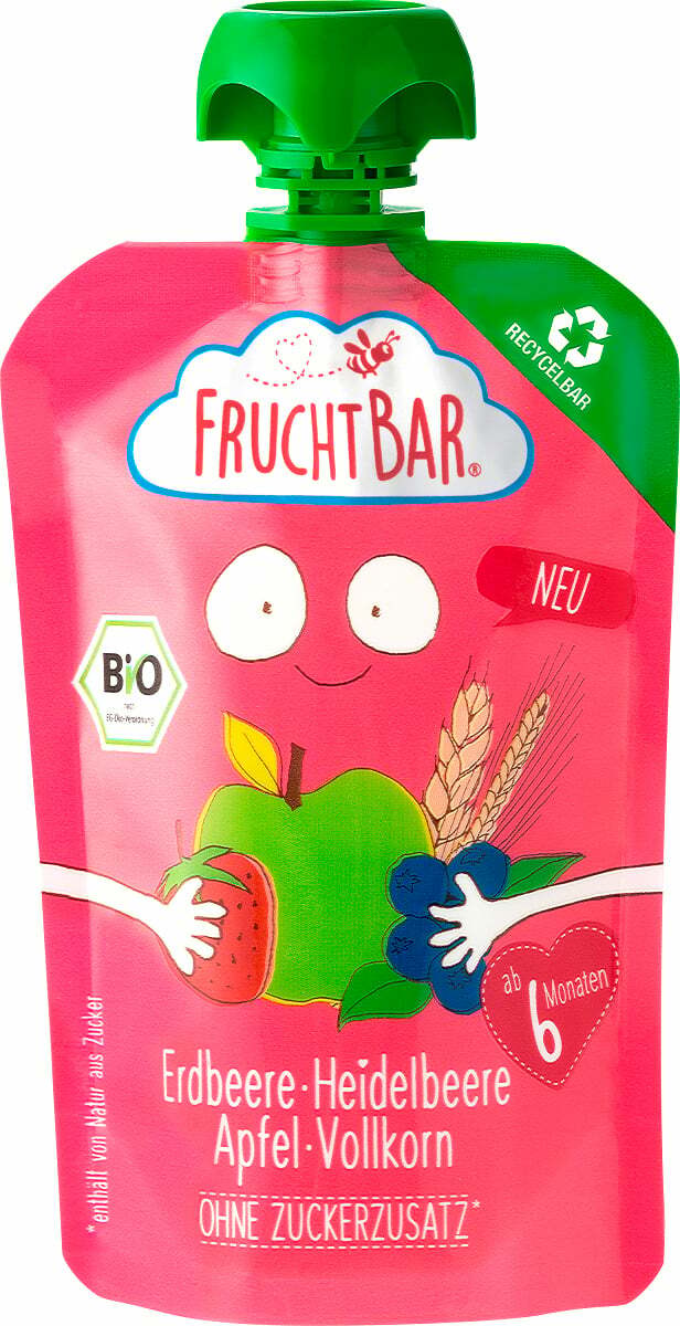 Bild 1 von Bio Fruchtpüree  Erdbeere