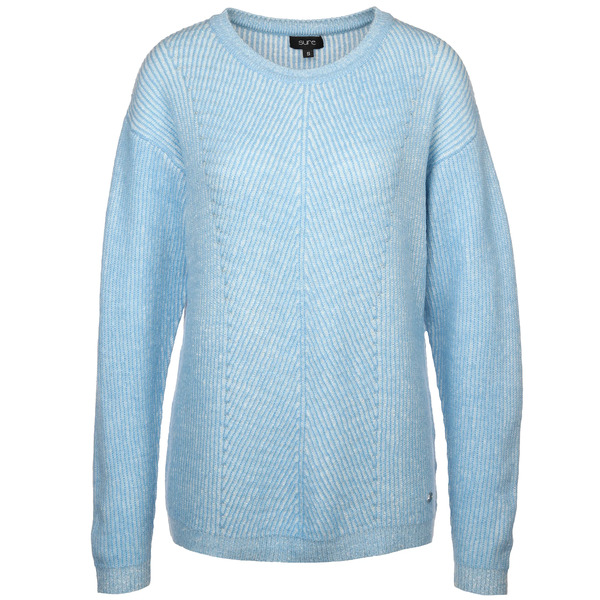 Bild 1 von Damen Strickpullover in Rippstruktur
                 
                                                        Blau