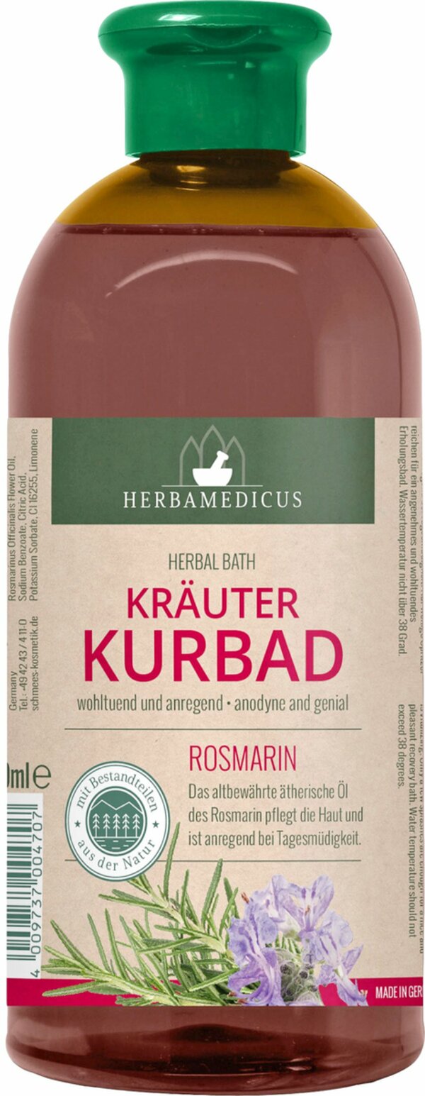 Bild 1 von Kräuterbad 'Rosmarin' mit natürlichen ätherischen Ölen