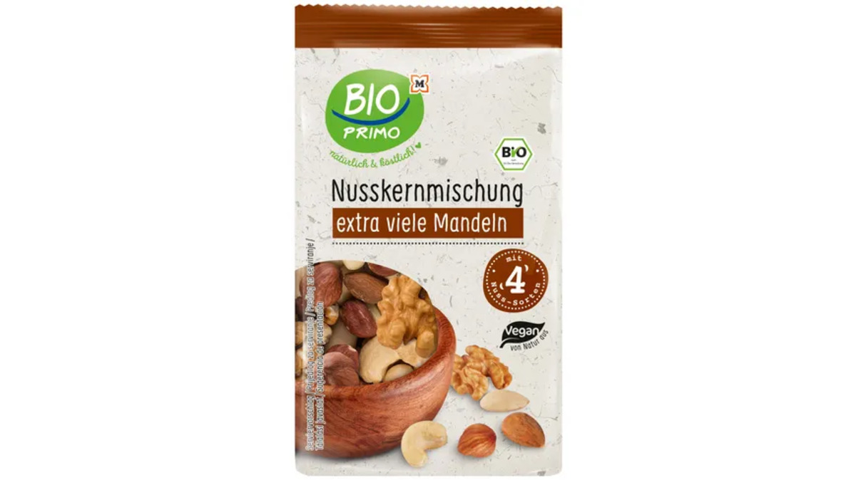 Bild 1 von BIO PRIMO Bio Nusskernmischung Extra Viele Mandeln