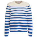 Bild 1 von Damen Strickpullover im Streifen-Look BLAU / BEIGE