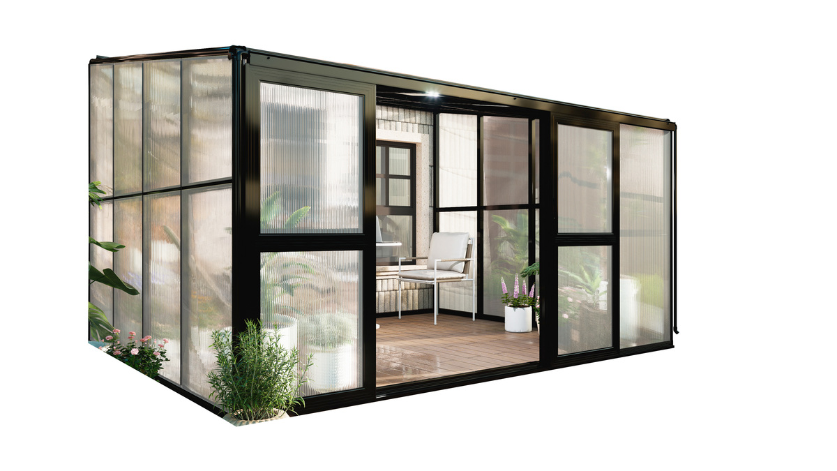 Bild 3 von HC Home & Living Terrassenüberdachung,Terrassendach Veranda ca. 32 x 39,2 x 25 m