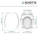 Bild 4 von SCHÜTTE Duroplast WC Sitz WHITE, Toilettendeckel, Toilettensitz weiß