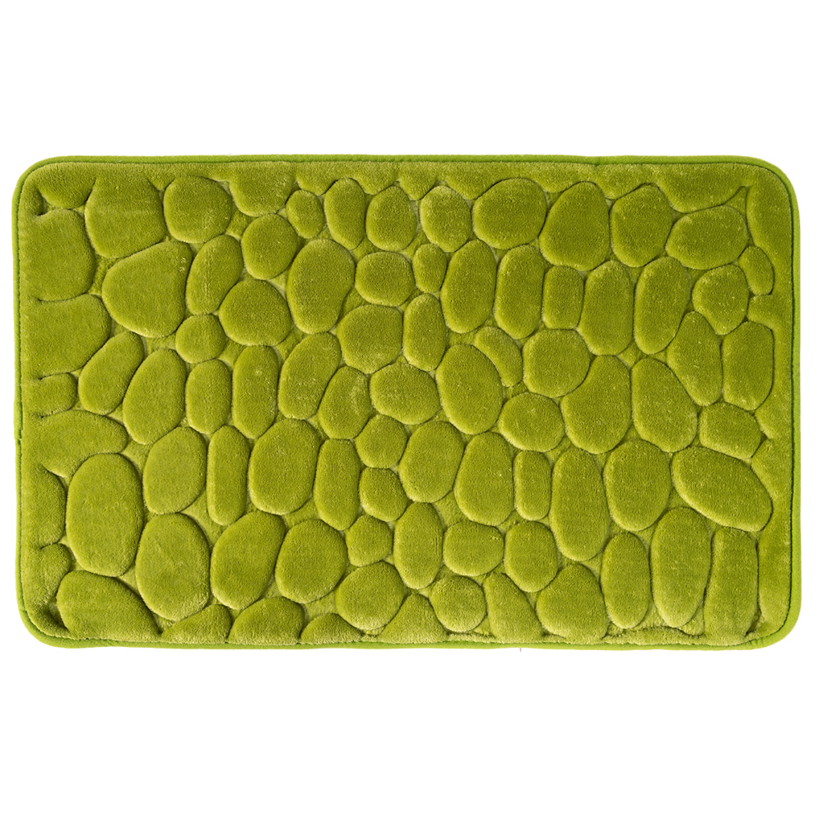 Bild 1 von Santosini 3D Weichschaum Badematte "Steinoptik", ca. 50 x 80 cm - Grün