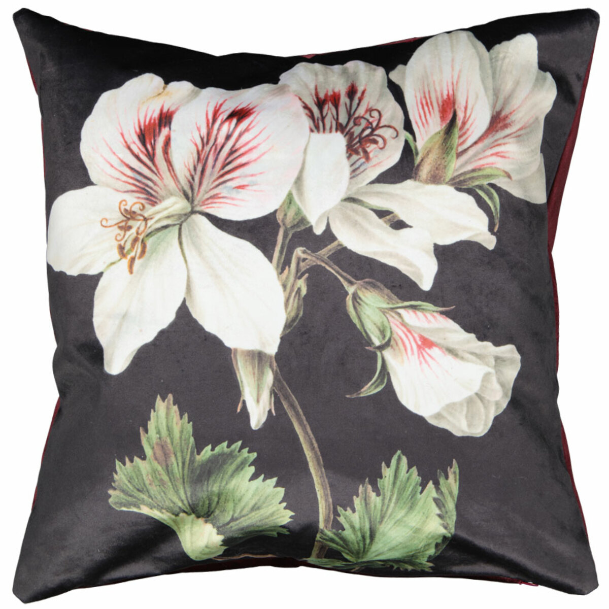 Bild 1 von Kissenbezug, Bordeauxrot, 45x45