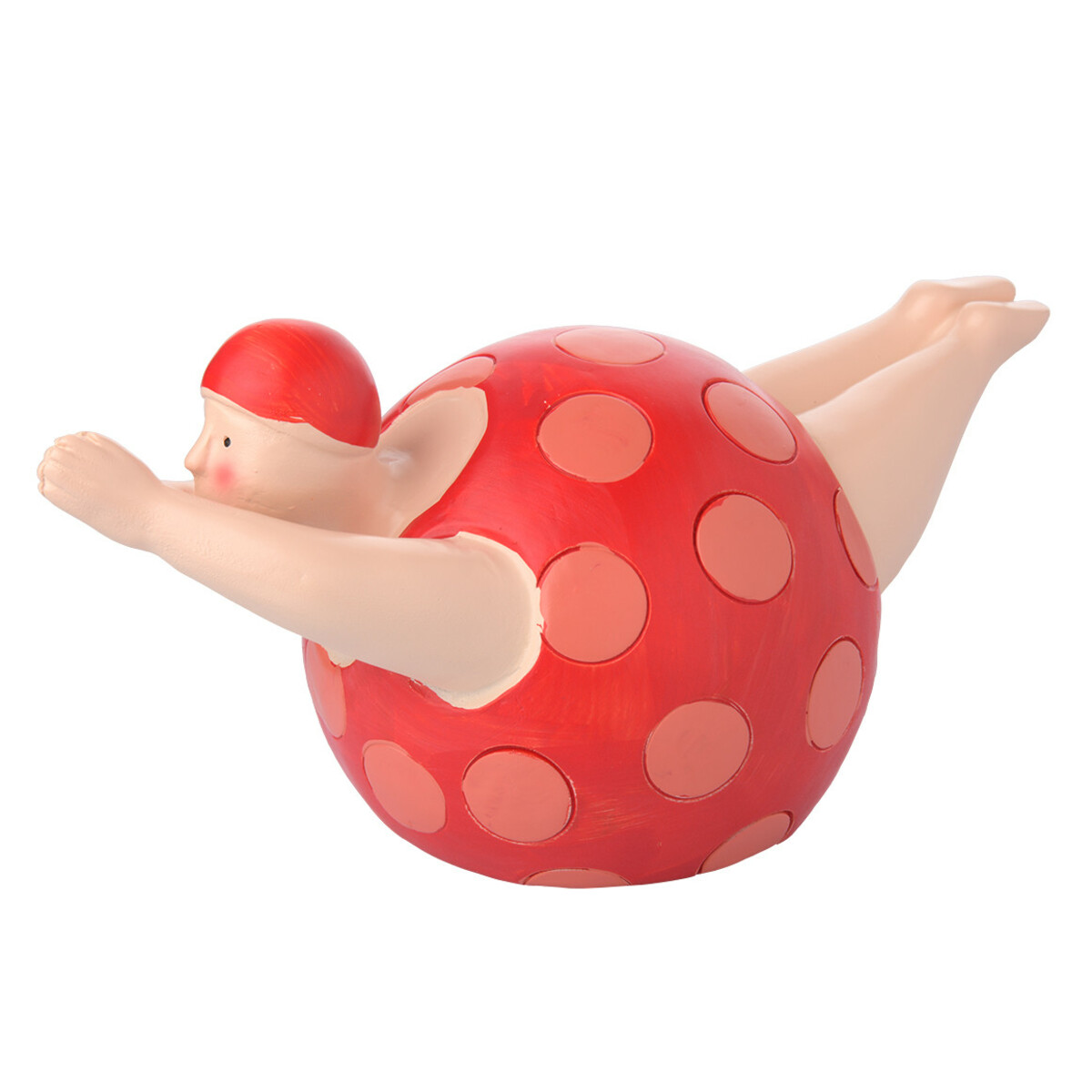 Bild 1 von Deko-Figur Badefrau im Retro-Look ROT