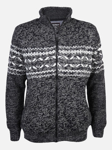 Herren Strickjacke meliert
                 
                                                        Grau