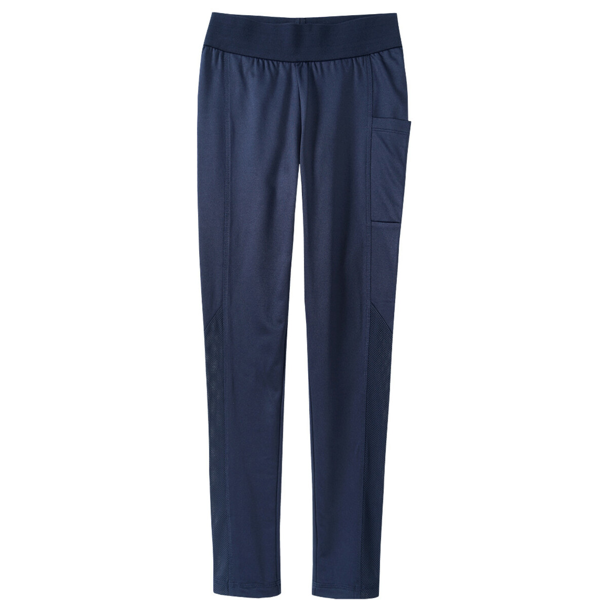 Bild 1 von Mädchen Sport-Leggings mit Mesh-Einsätzen DUNKELBLAU