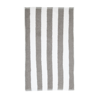 Handtuch gestreift, 50x90cm
                 
                                                        Grau