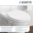 Bild 2 von SCHÜTTE Duroplast WC Sitz WHITE, Toilettendeckel, Toilettensitz weiß