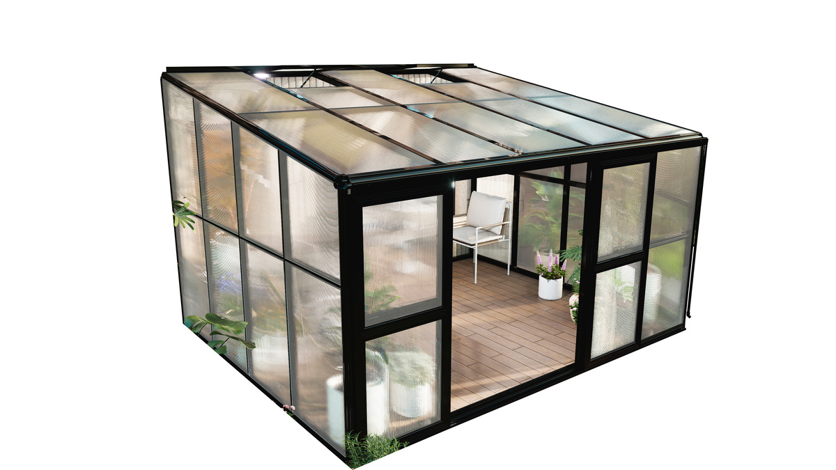 Bild 1 von HC Home & Living Terrassenüberdachung,Terrassendach Veranda ca. 32 x 39,2 x 25 m