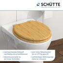 Bild 2 von SCHÜTTE WC Sitz BAMBUS,Toilettendeckel mit Absenkautomatik, Toilettensitz Holz