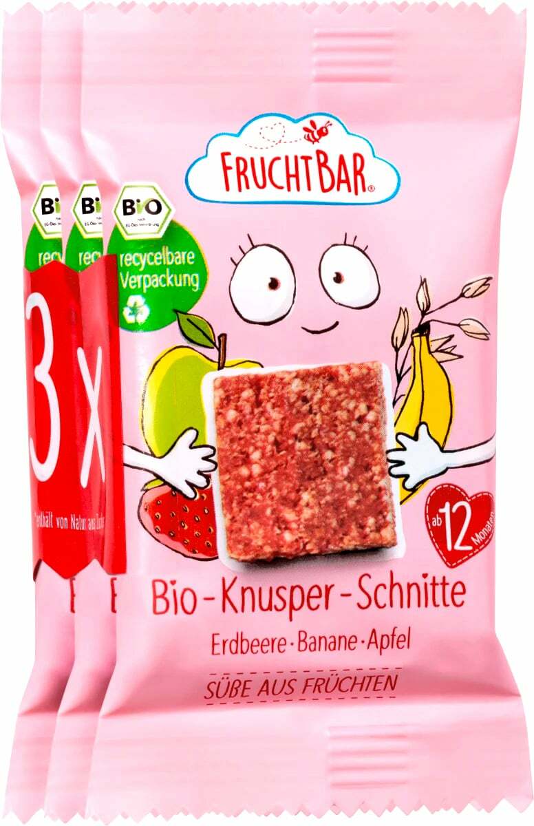 Bild 1 von Bio-Knusperschnitte Erdbeere