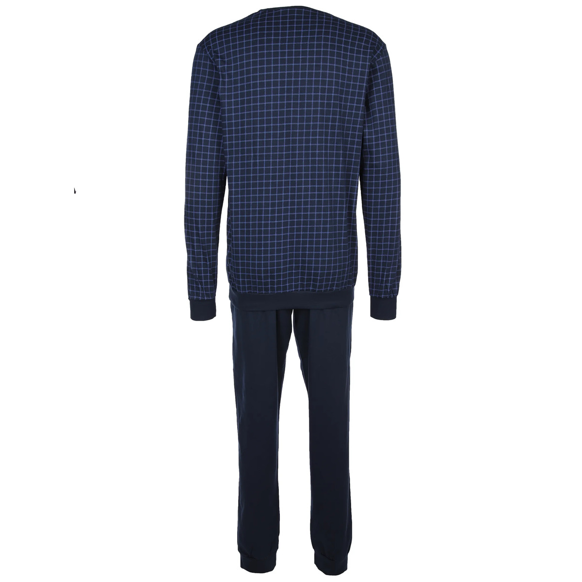 Bild 2 von Herren Pyjama mit Rundhals-Ausschnitt
                 
                                                        Blau