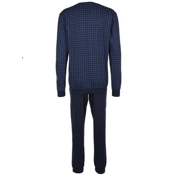 Bild 2 von Herren Pyjama mit Rundhals-Ausschnitt
                 
                                                        Blau