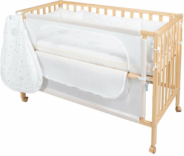 Bild 1 von roba® Babybett »Room Bed, safe asleep®, Sternenzauber natur«, 4-tlg.