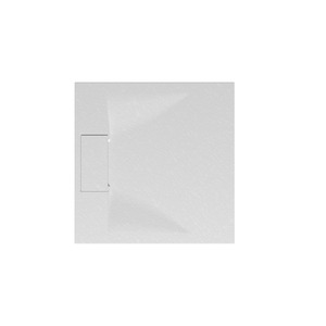Breuer Duschwanne 'Lite Line' Steinoptik weiß 90 x 90 cm