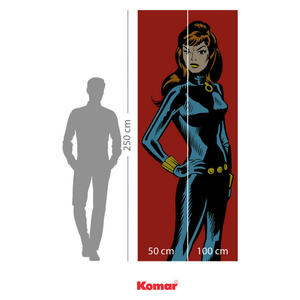 Komar Fototapete Marvel PowerUp Widow B/L: ca. 100x250 cm