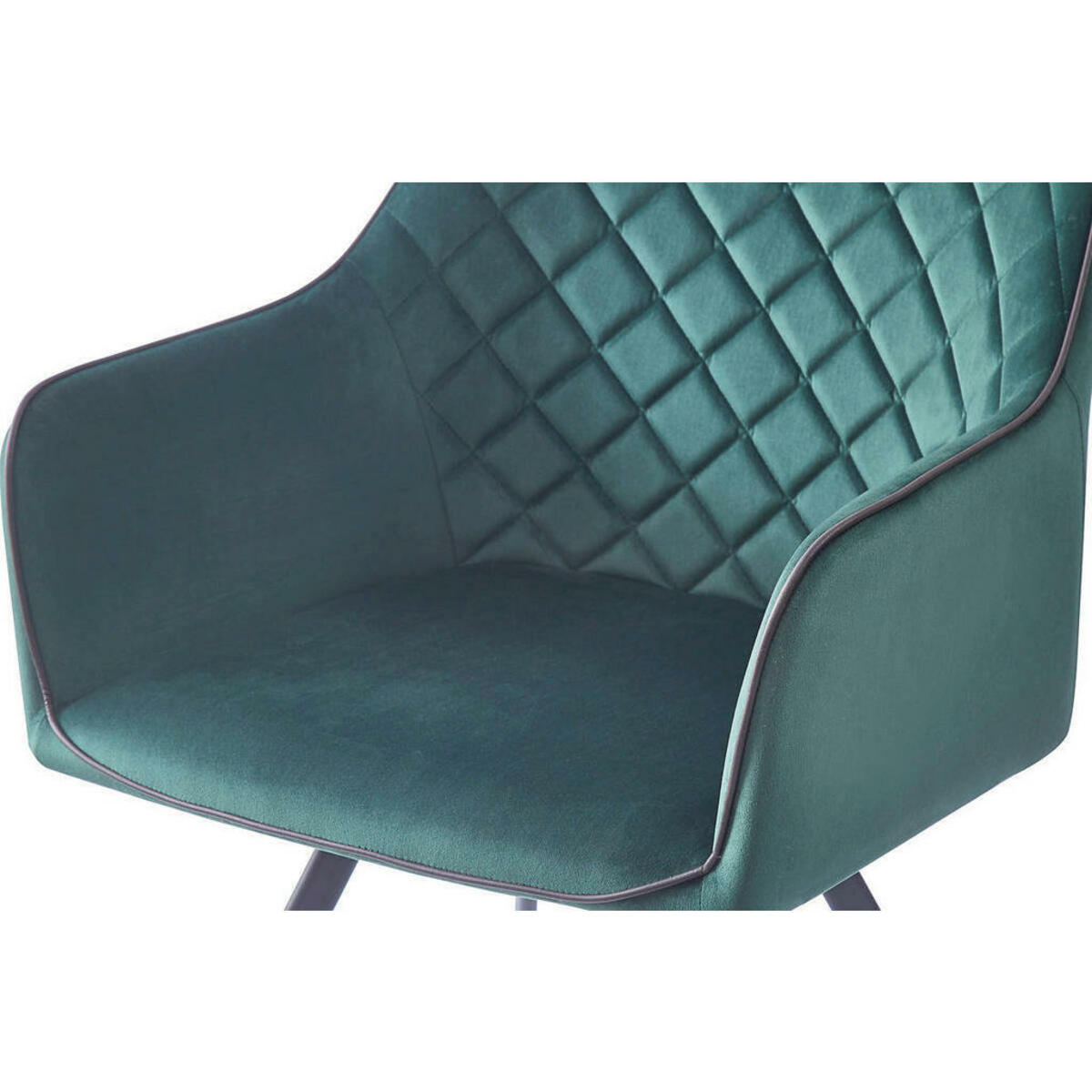 Bild 1 von Stuhl Amber 100 grün Microfaser B/H/T: ca. 58x85x64,5 cm