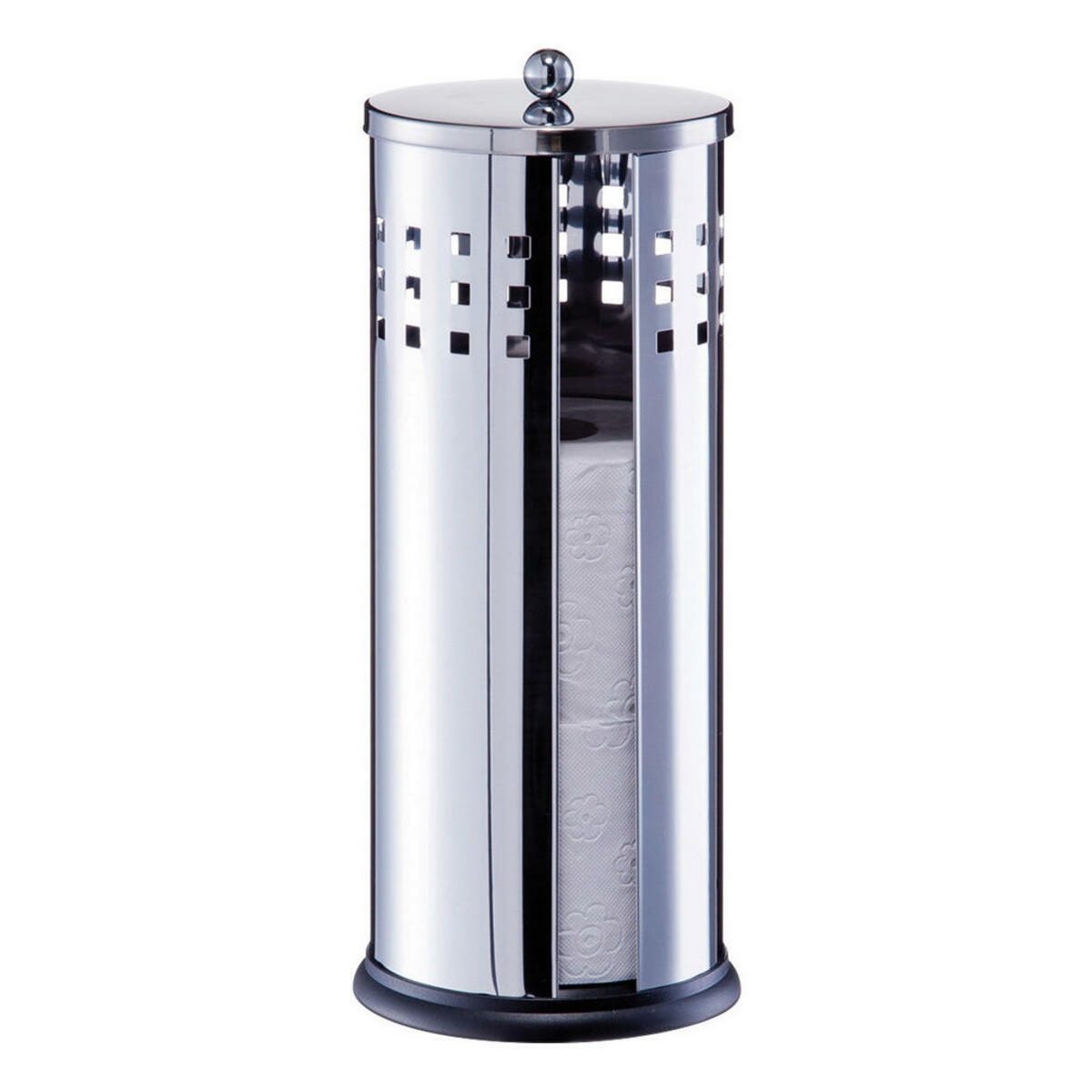 Bild 1 von WC-Rollenhalter silber Edelstahl B/H/L: ca. 14x35x14 cm