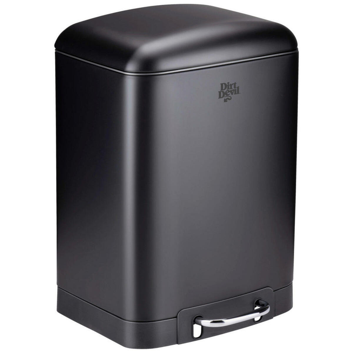 Bild 1 von Dirt Devil Treteimer schwarz Edelstahl B/H/T: ca. 23x32,5x22,5 cm