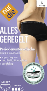 Nur Die ALLES GEREGELT Panty normal schwarz Gr. L 44-46