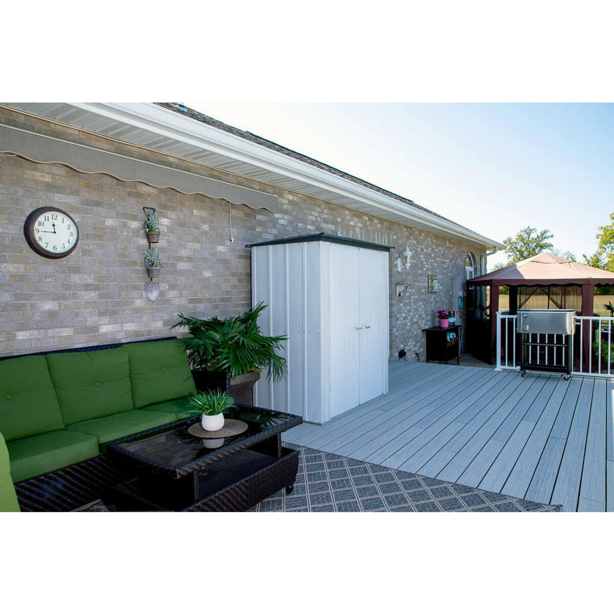 Bild 1 von Spacemaker Geräteschrank 5 x3 Lichtgrau B/H/L: ca. 171,5x188,5x99,5 cm