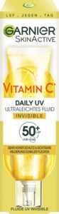 Garnier SkinActive Vitamin C Tägliches Sonnenfluid Invisible LSF 50+