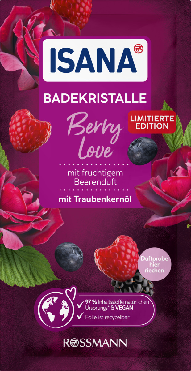 Bild 1 von ISANA Badekristalle Berry Love