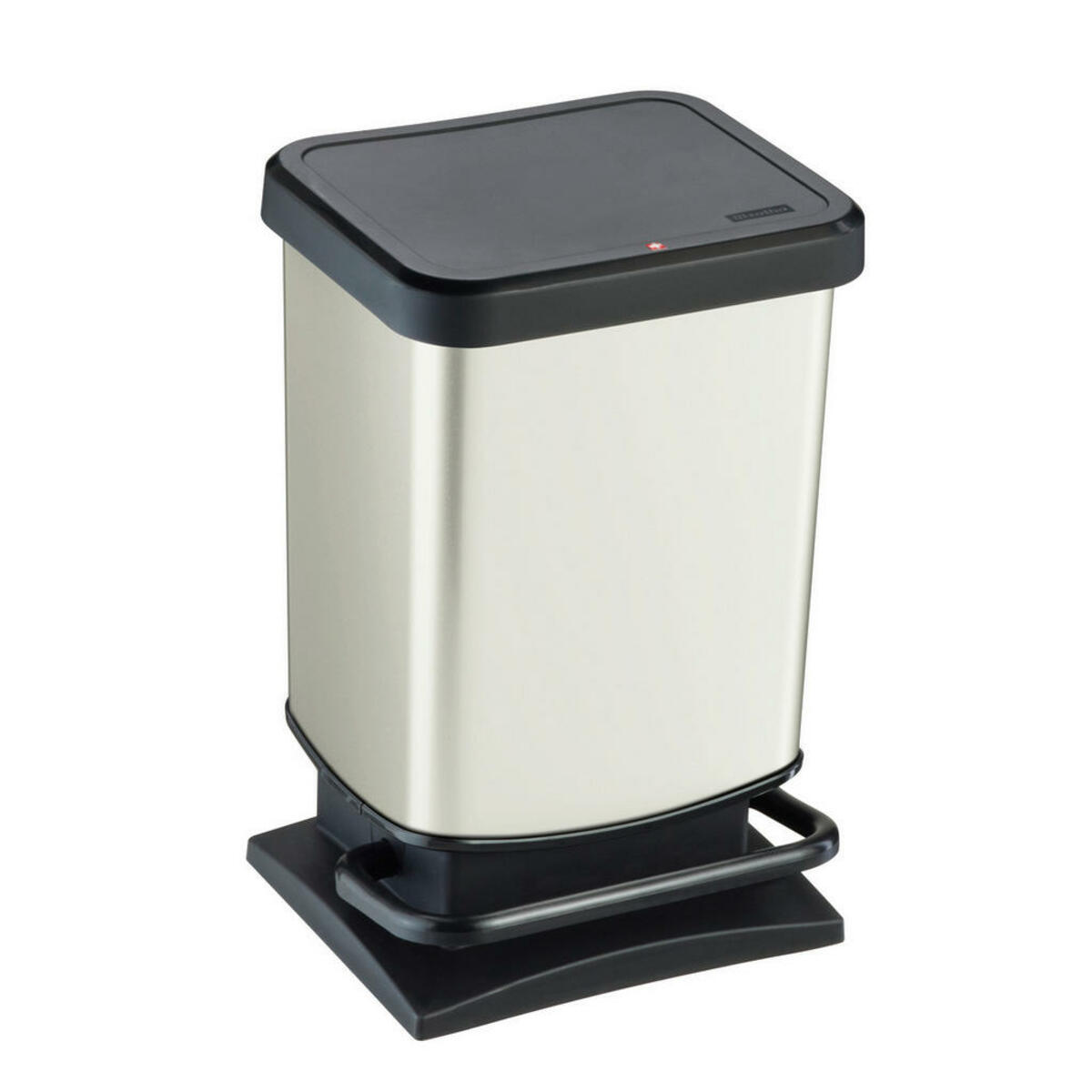 Bild 1 von Rotho Treteimer weiß B/H/L: ca. 26,6x45,7x29,3 cm