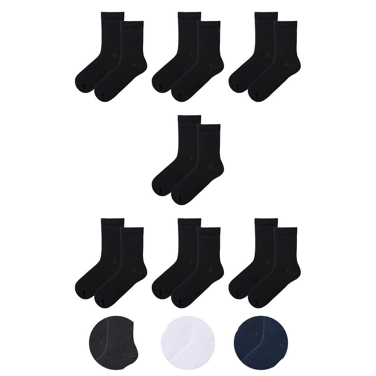 Bild 1 von UP2FASHION Damen und Herren Socken, 7 Paar