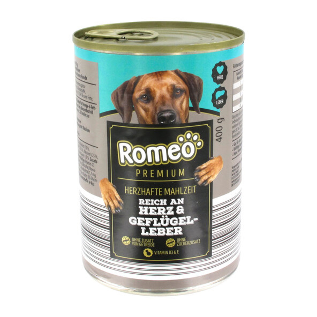 Bild 1 von Premium Hunde-Nassfutter Herz & Leber, 20 x 400 g