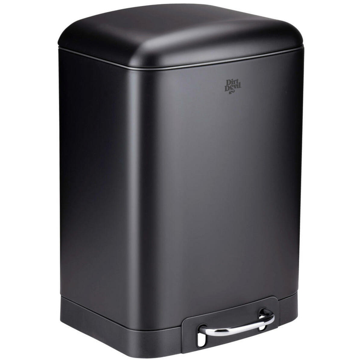 Bild 1 von Dirt Devil Treteimer schwarz Edelstahl B/H/T: ca. 27,2x40,2x25,5 cm