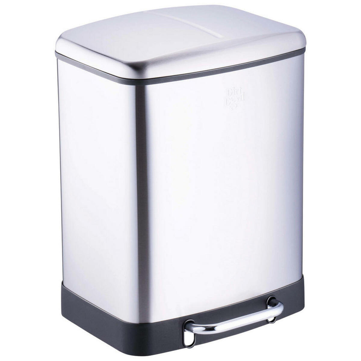 Bild 1 von Dirt Devil Treteimer 2er-Set silber Edelstahl B/H/T: ca. 37x50,3x34,4 cm