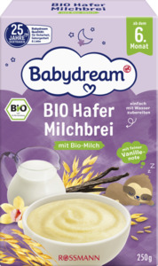Babydream Bio Guten Abend Milchbrei Hafer ab dem 6. Monat