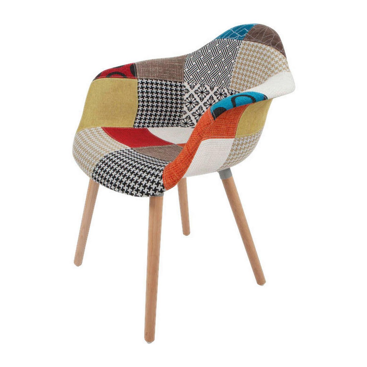 Bild 1 von Stuhl Dave 100 2er multicolor Microfaser B/H/T: ca. 62x80x61 cm