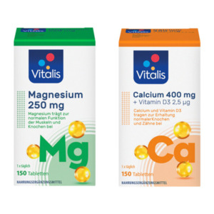 Magnesium und Calcium Tabletten im Bundle