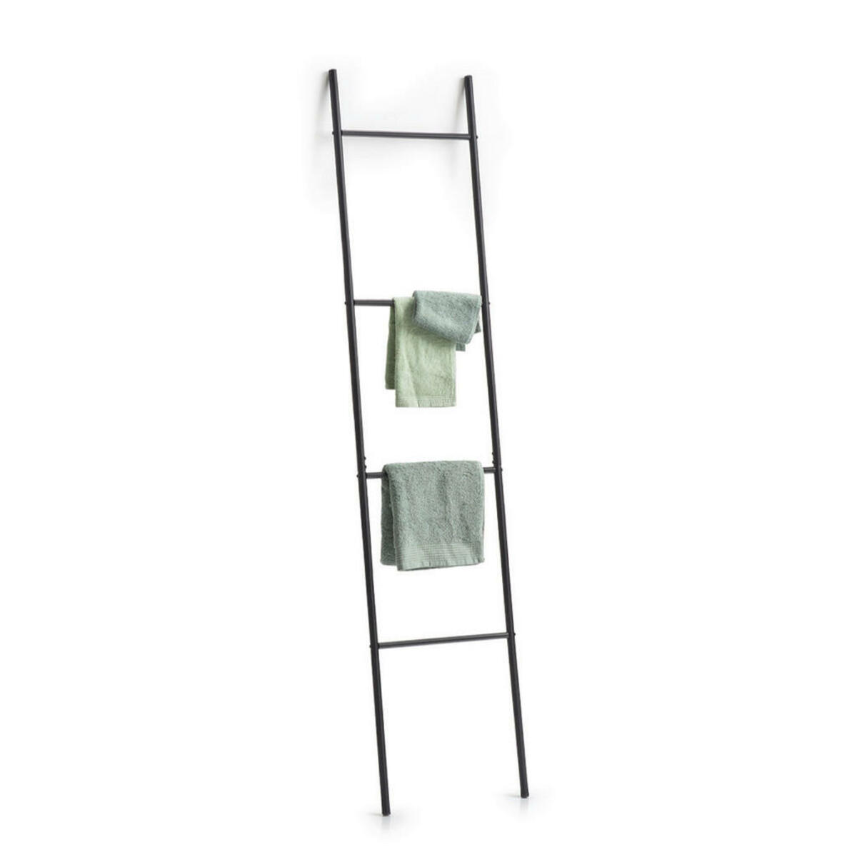 Bild 1 von Handtuchhalter schwarz Metall B/H/T: ca. 38x176x2 cm