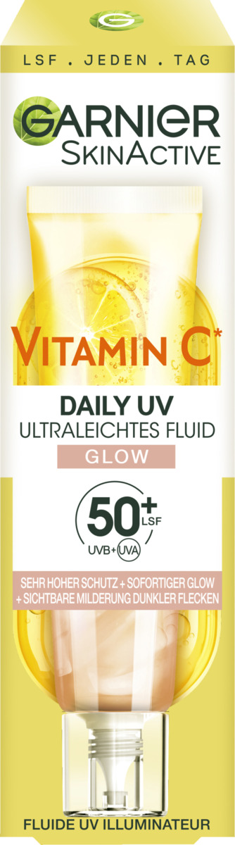 Bild 1 von Garnier SkinActive Vitamin C Tägliches Sonnenfluid Glow LSF 50+