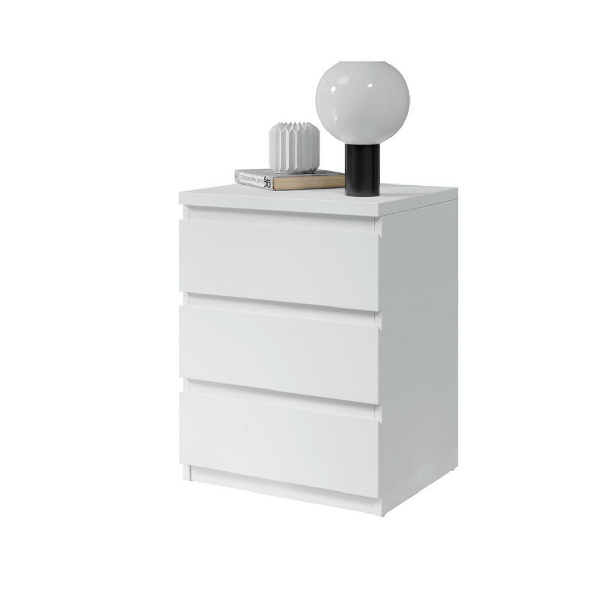 Bild 1 von Nachtkonsole Olli weiß B/H/T: ca. 45x61x38 cm